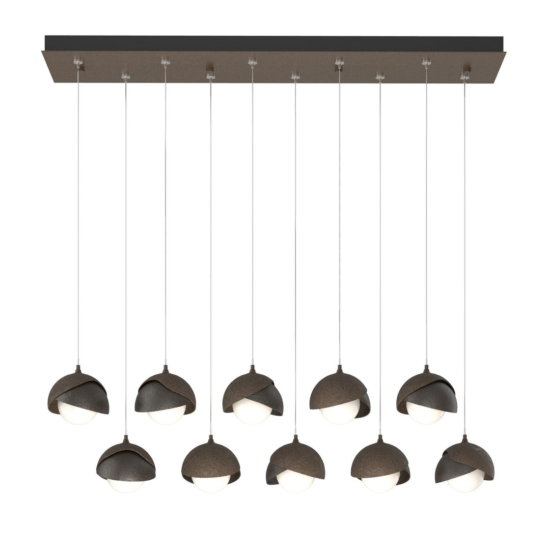 Hubbardton Forge Canada - 131205-SKT-STND-05-14-GG0711 - LED Pendant - Brooklyn - Bronze