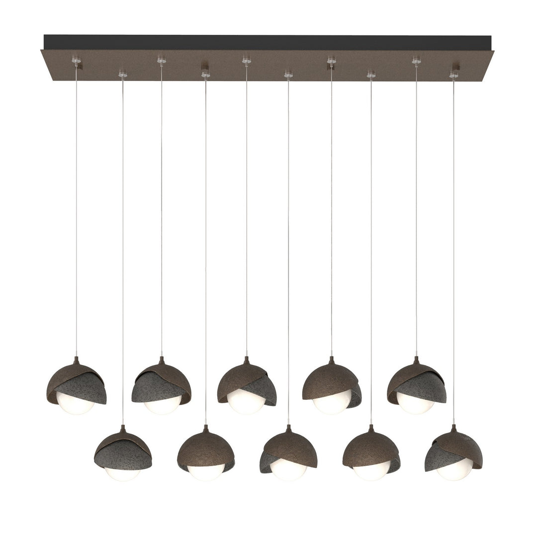 Hubbardton Forge Canada - 131205-SKT-STND-05-20-GG0711 - LED Pendant - Brooklyn - Bronze