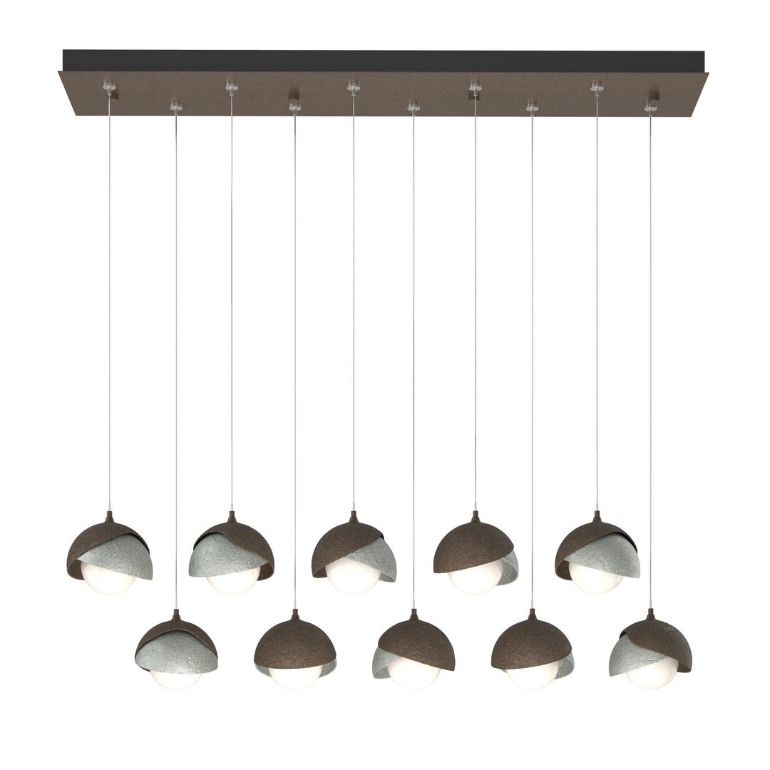 Hubbardton Forge Canada - 131205-SKT-STND-05-82-GG0711 - LED Pendant - Brooklyn - Bronze