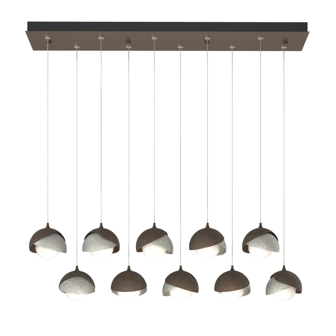Hubbardton Forge Canada - 131205-SKT-STND-05-85-GG0711 - LED Pendant - Brooklyn - Bronze