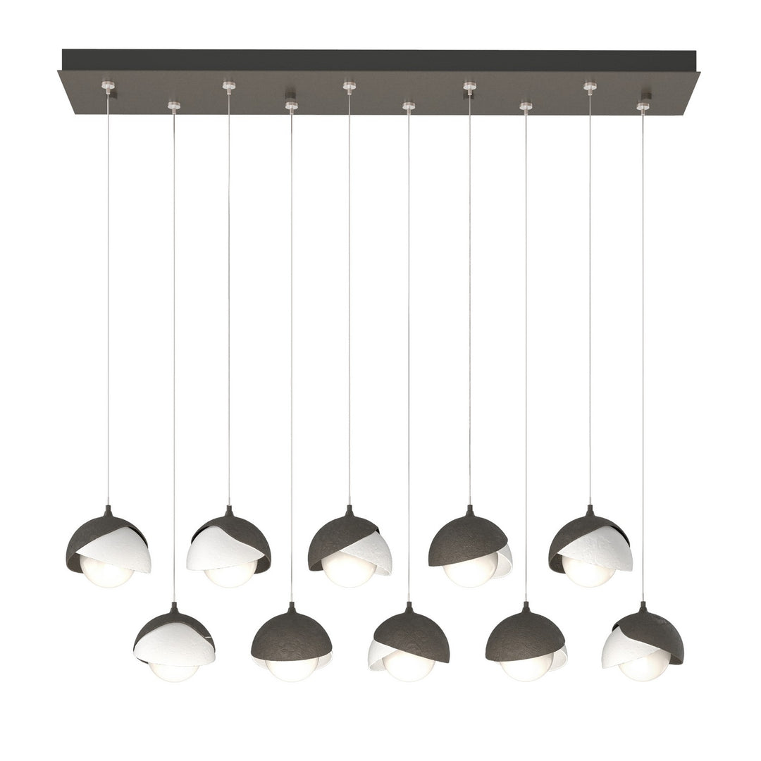 Hubbardton Forge Canada - 131205-SKT-STND-07-02-GG0711 - LED Pendant - Brooklyn - Dark Smoke