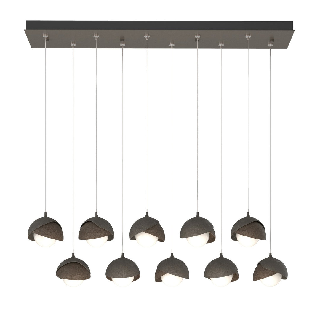 Hubbardton Forge Canada - 131205-SKT-STND-07-05-GG0711 - LED Pendant - Brooklyn - Dark Smoke