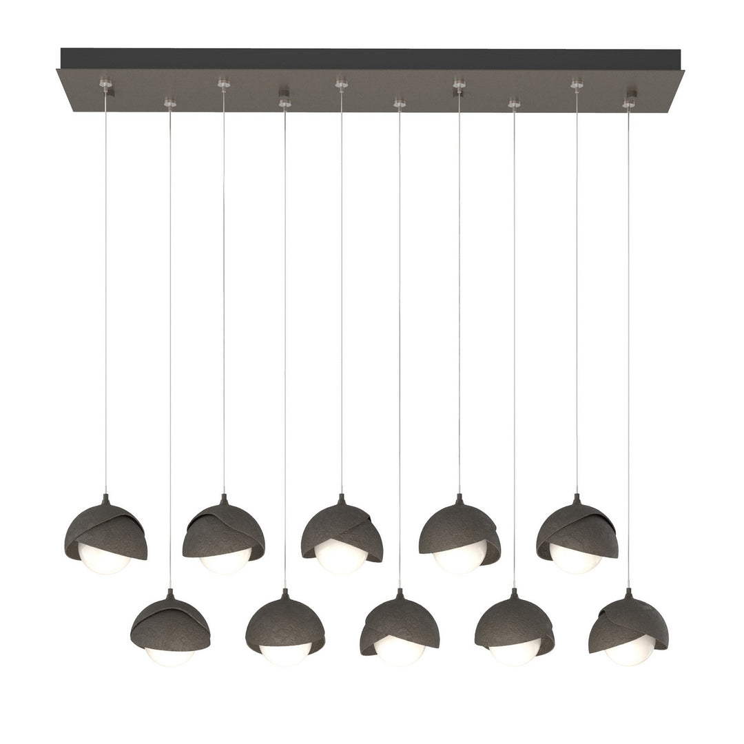 Hubbardton Forge Canada - 131205-SKT-STND-07-07-GG0711 - LED Pendant - Brooklyn - Dark Smoke