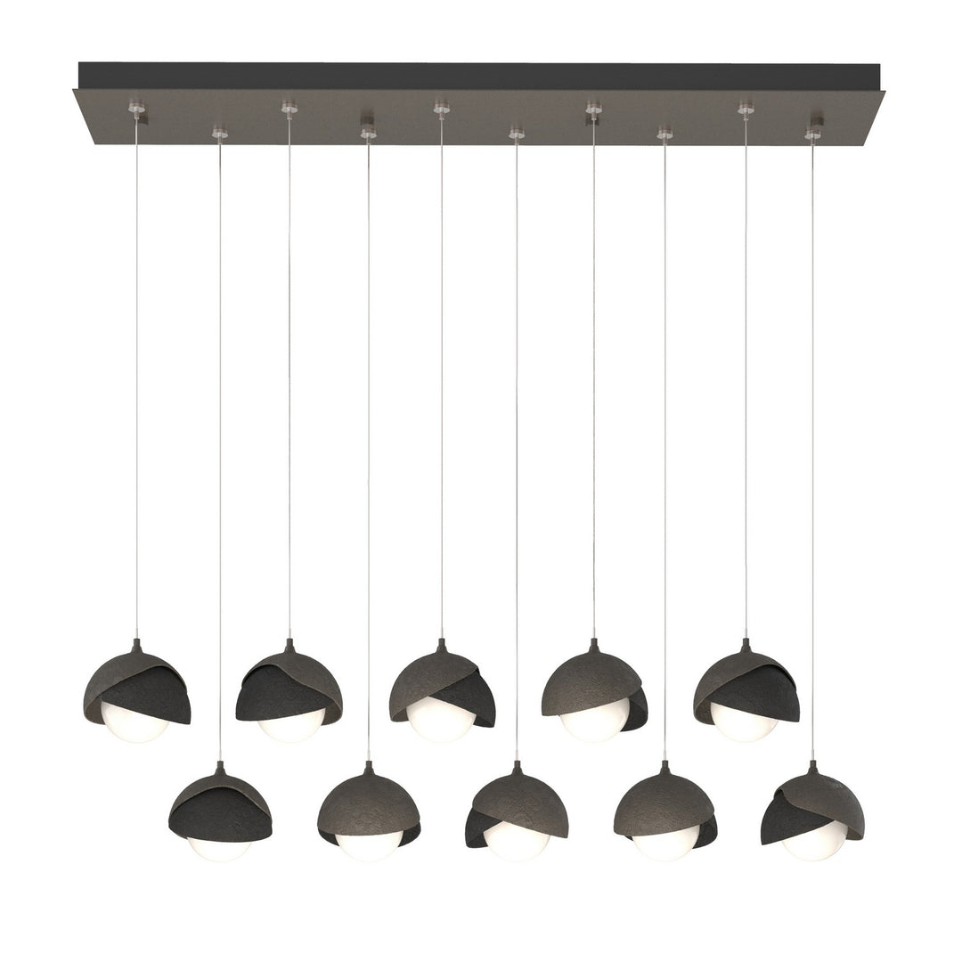 Hubbardton Forge Canada - 131205-SKT-STND-07-10-GG0711 - LED Pendant - Brooklyn - Dark Smoke