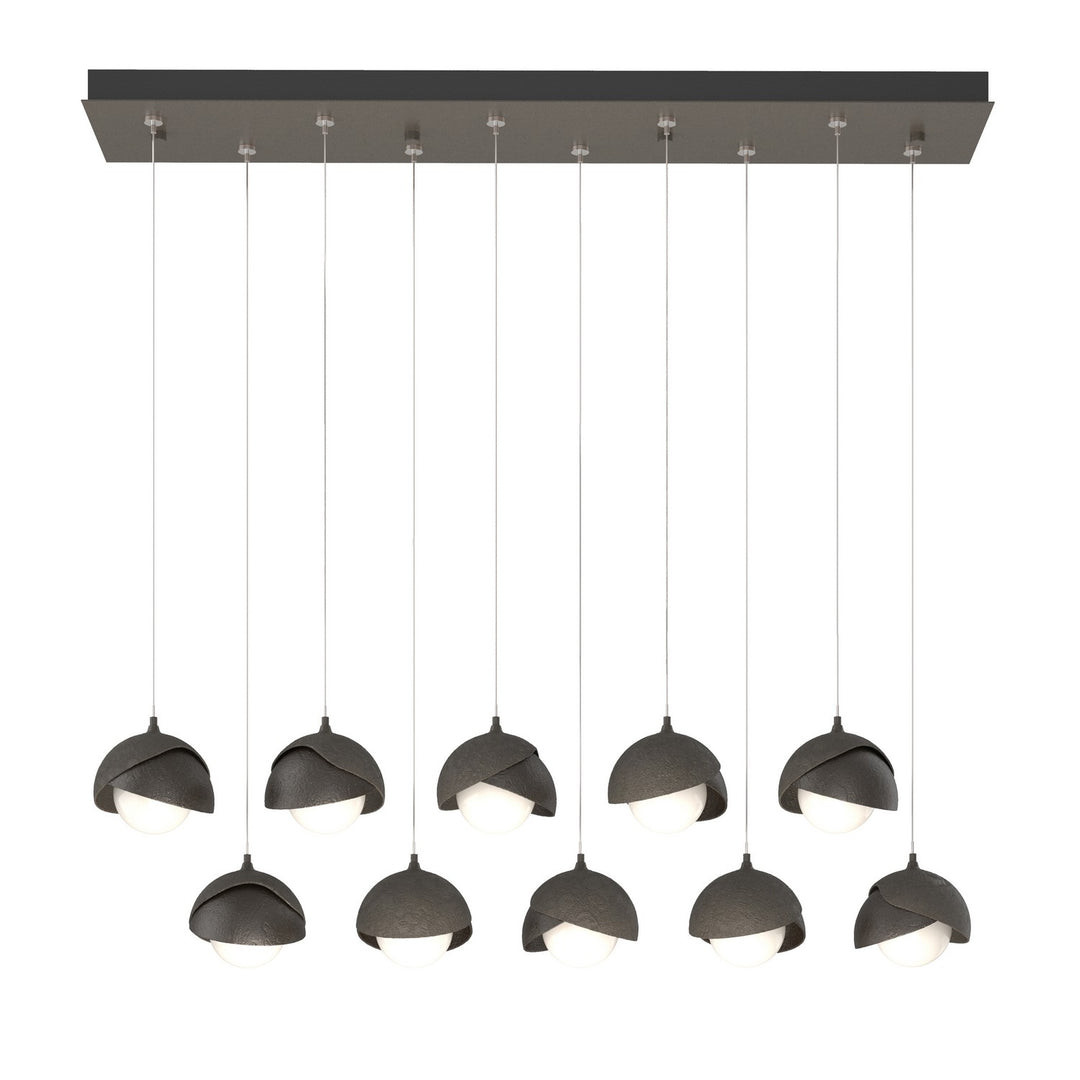 Hubbardton Forge Canada - 131205-SKT-STND-07-14-GG0711 - LED Pendant - Brooklyn - Dark Smoke