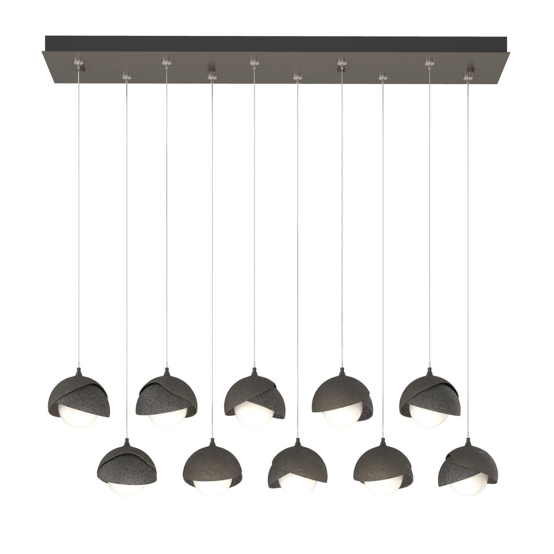 Hubbardton Forge Canada - 131205-SKT-STND-07-20-GG0711 - LED Pendant - Brooklyn - Dark Smoke