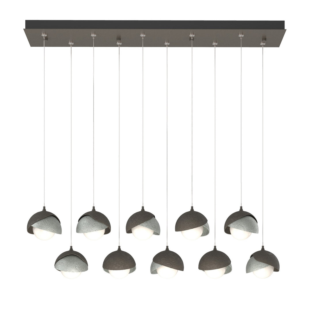 Hubbardton Forge Canada - 131205-SKT-STND-07-82-GG0711 - LED Pendant - Brooklyn - Dark Smoke