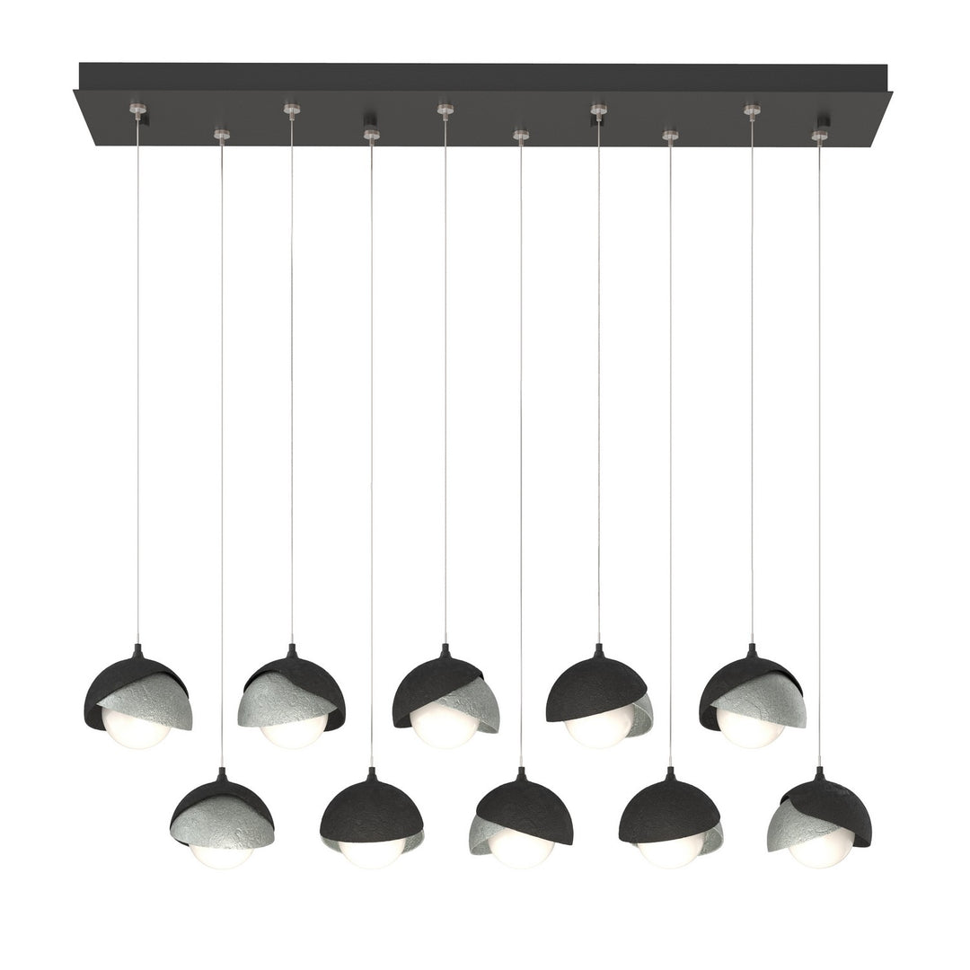 Hubbardton Forge Canada - 131205-SKT-STND-10-82-GG0711 - LED Pendant - Brooklyn - Black