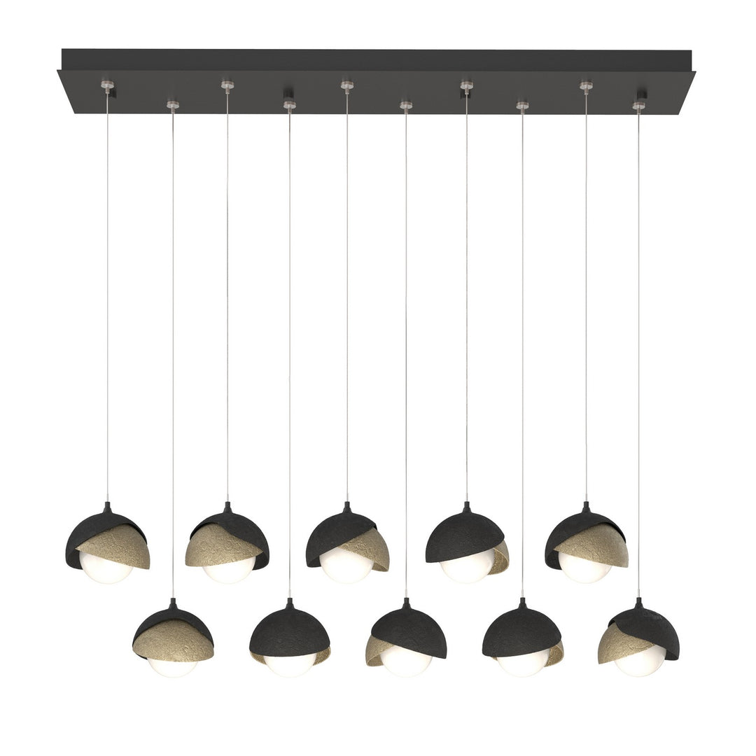 Hubbardton Forge Canada - 131205-SKT-STND-10-84-GG0711 - LED Pendant - Brooklyn - Black