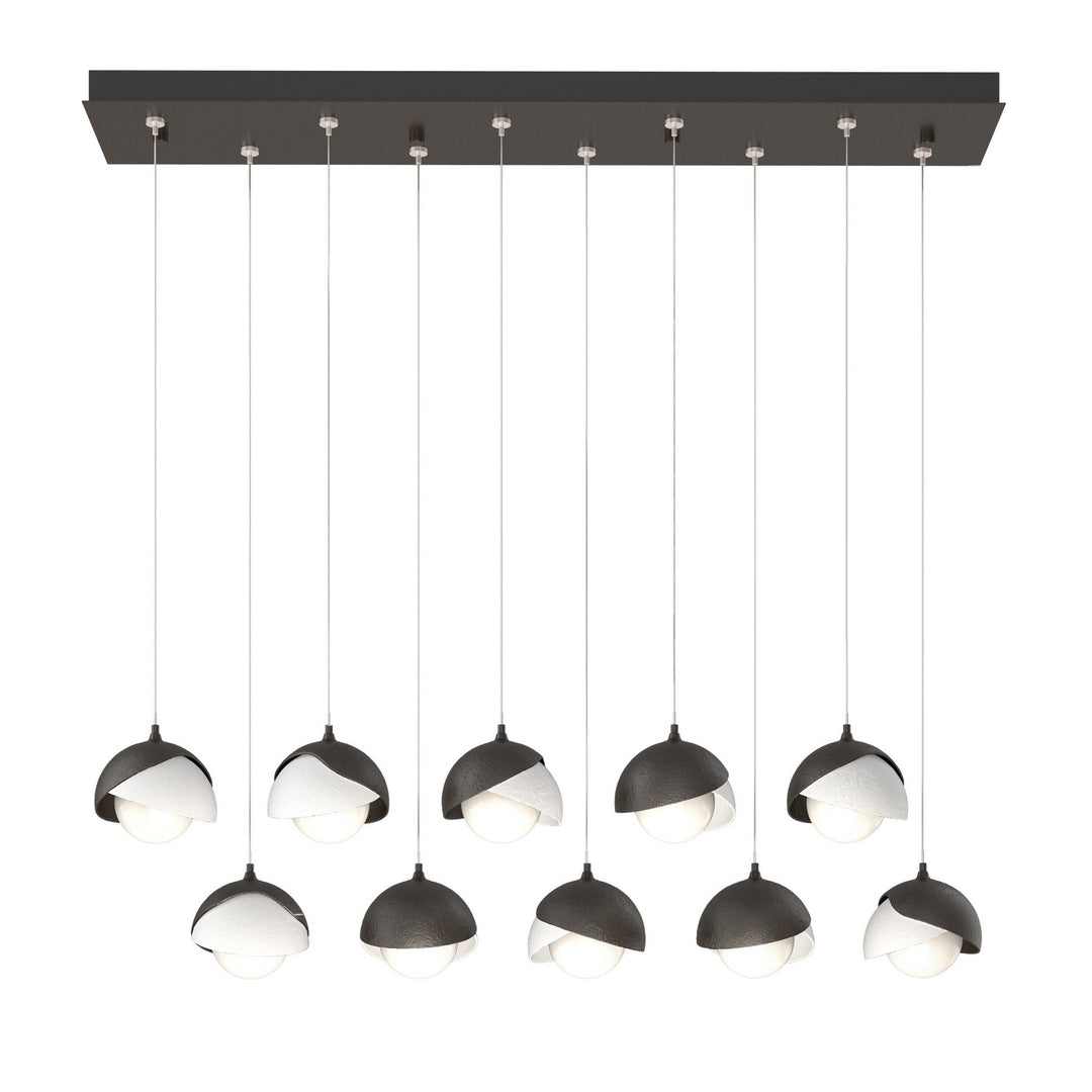 Hubbardton Forge Canada - 131205-SKT-STND-14-02-GG0711 - LED Pendant - Brooklyn - Oil Rubbed Bronze