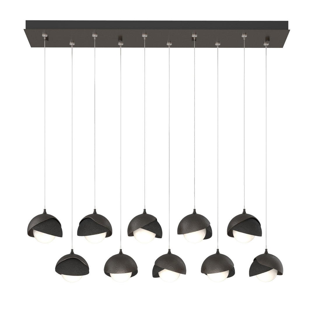 Hubbardton Forge Canada - 131205-SKT-STND-14-10-GG0711 - LED Pendant - Brooklyn - Oil Rubbed Bronze