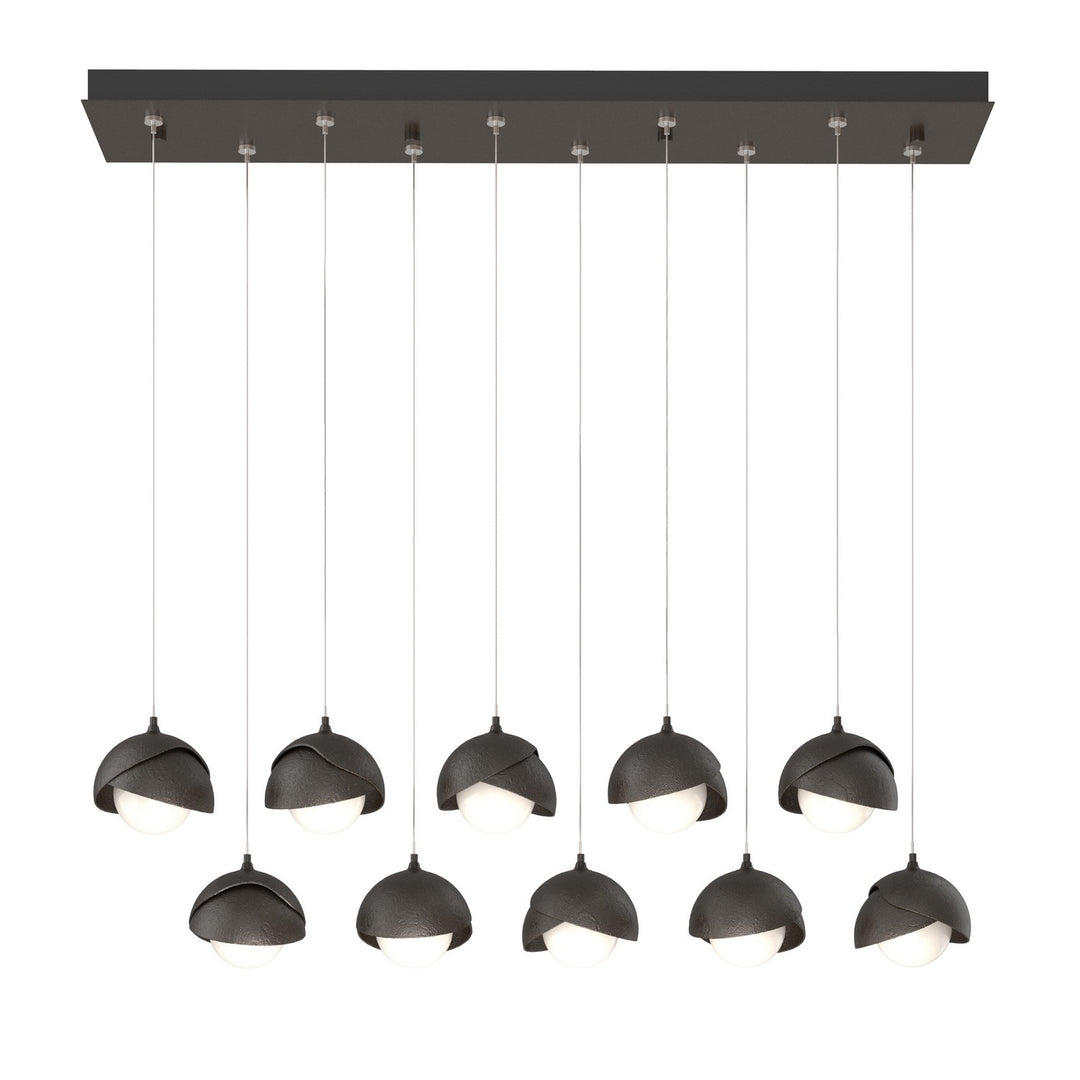 Hubbardton Forge Canada - 131205-SKT-STND-14-14-GG0711 - LED Pendant - Brooklyn - Oil Rubbed Bronze