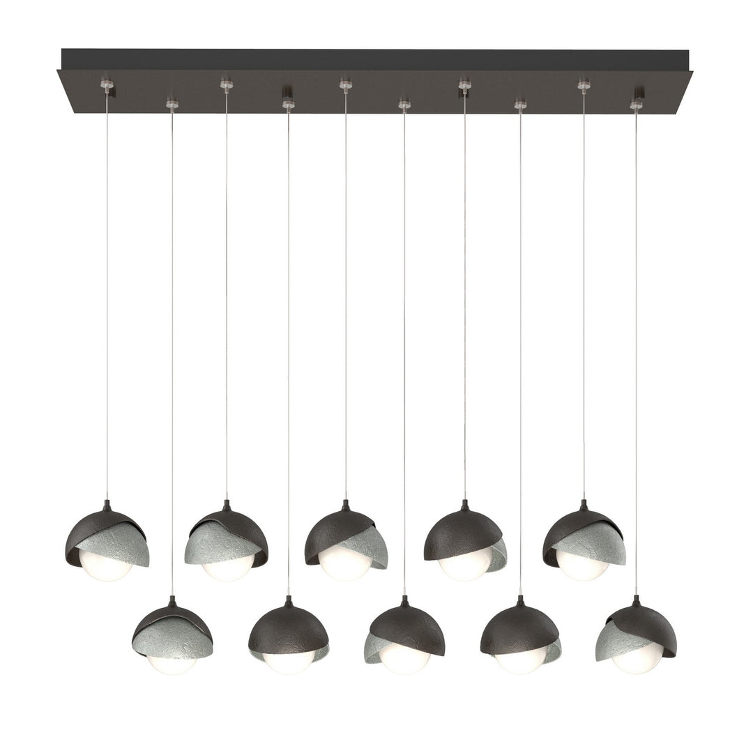 Hubbardton Forge Canada - 131205-SKT-STND-14-82-GG0711 - LED Pendant - Brooklyn - Oil Rubbed Bronze