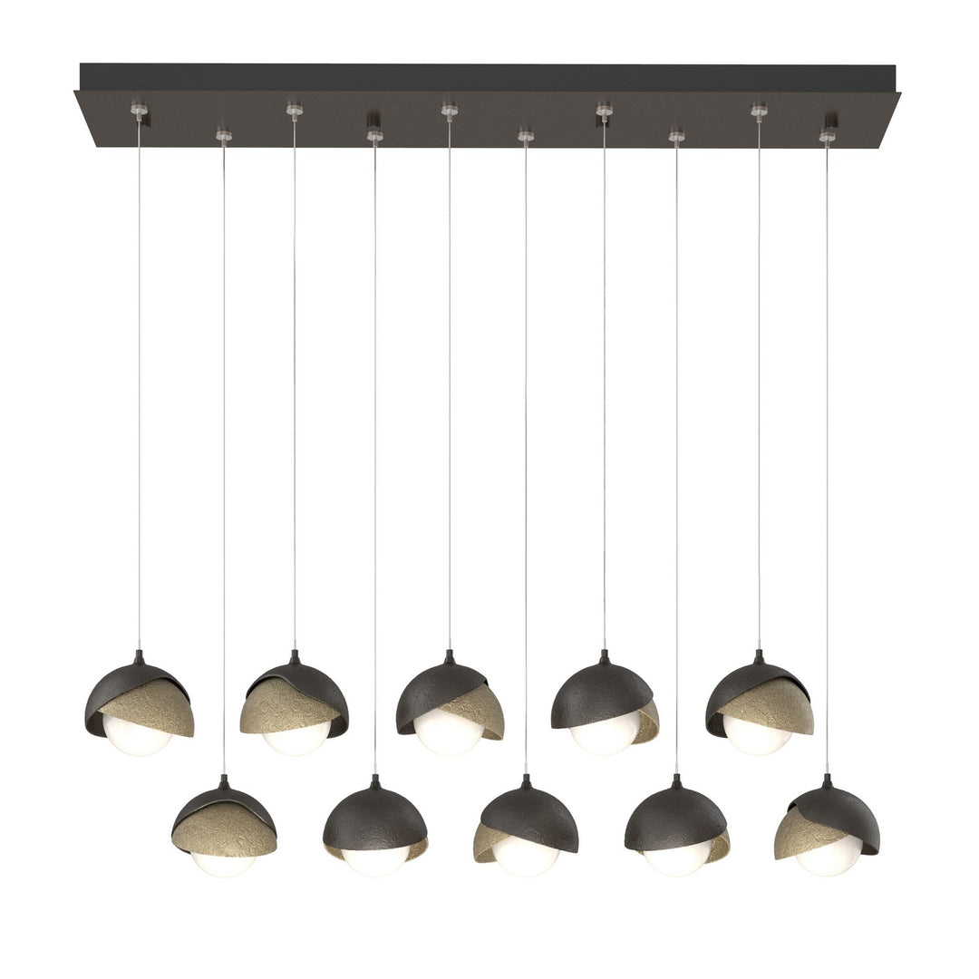Hubbardton Forge Canada - 131205-SKT-STND-14-84-GG0711 - LED Pendant - Brooklyn - Oil Rubbed Bronze