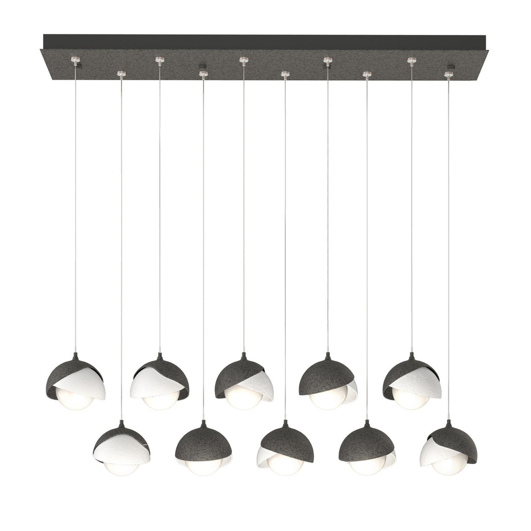 Hubbardton Forge Canada - 131205-SKT-STND-20-02-GG0711 - LED Pendant - Brooklyn - Natural Iron