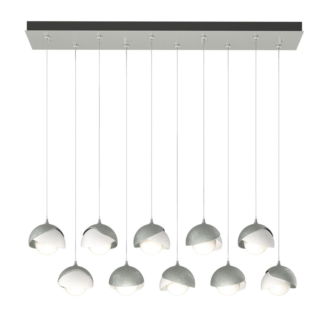 Hubbardton Forge Canada - 131205-SKT-STND-82-02-GG0711 - LED Pendant - Brooklyn - Vintage Platinum