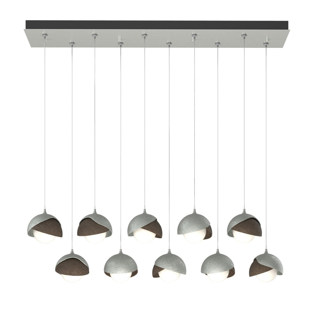 Hubbardton Forge Canada - 131205-SKT-STND-82-05-GG0711 - LED Pendant - Brooklyn - Vintage Platinum