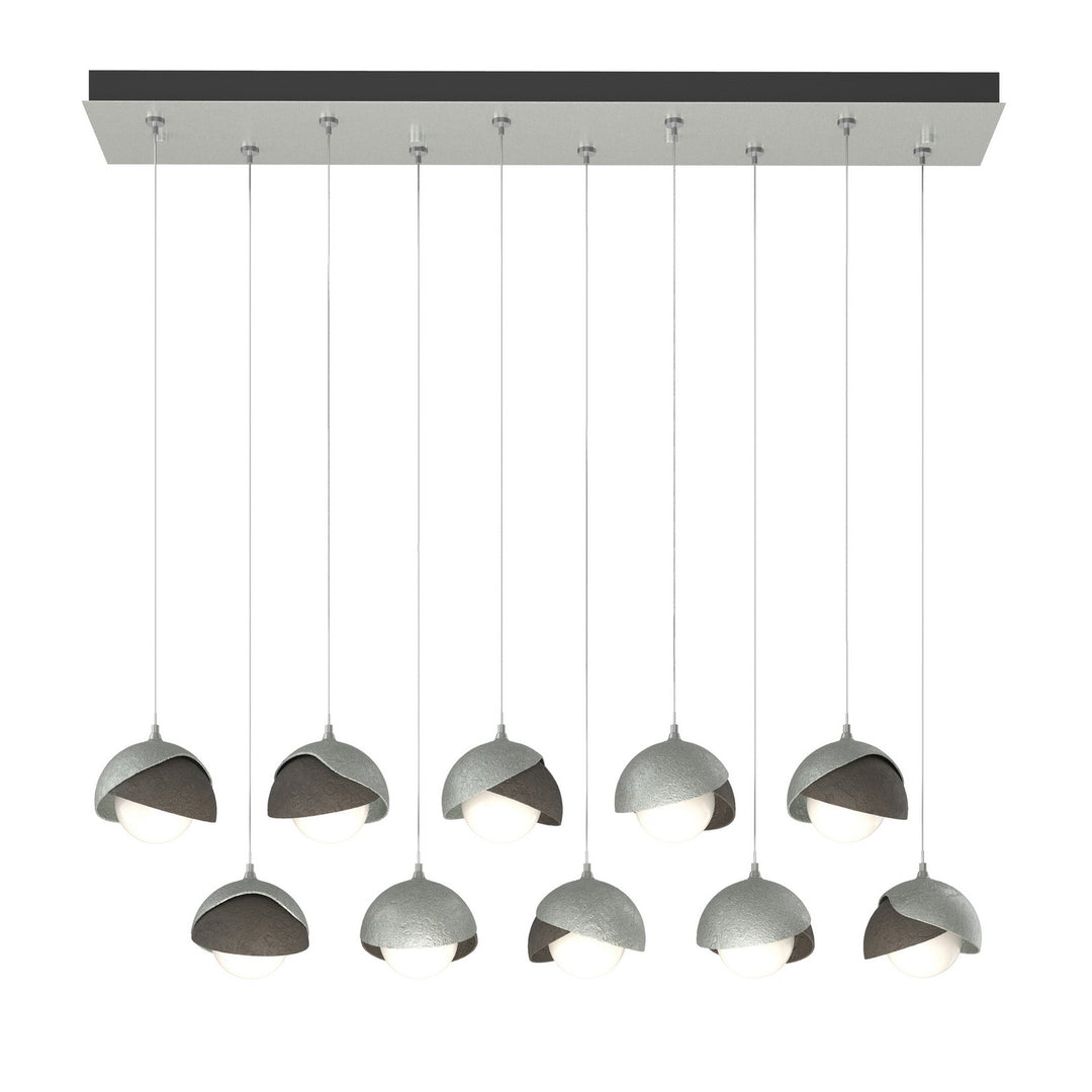 Hubbardton Forge Canada - 131205-SKT-STND-82-07-GG0711 - LED Pendant - Brooklyn - Vintage Platinum