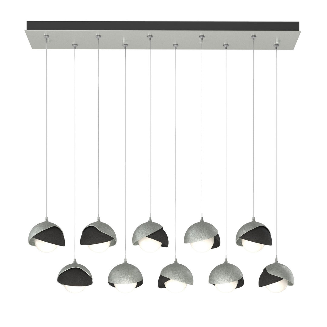 Hubbardton Forge Canada - 131205-SKT-STND-82-10-GG0711 - LED Pendant - Brooklyn - Vintage Platinum