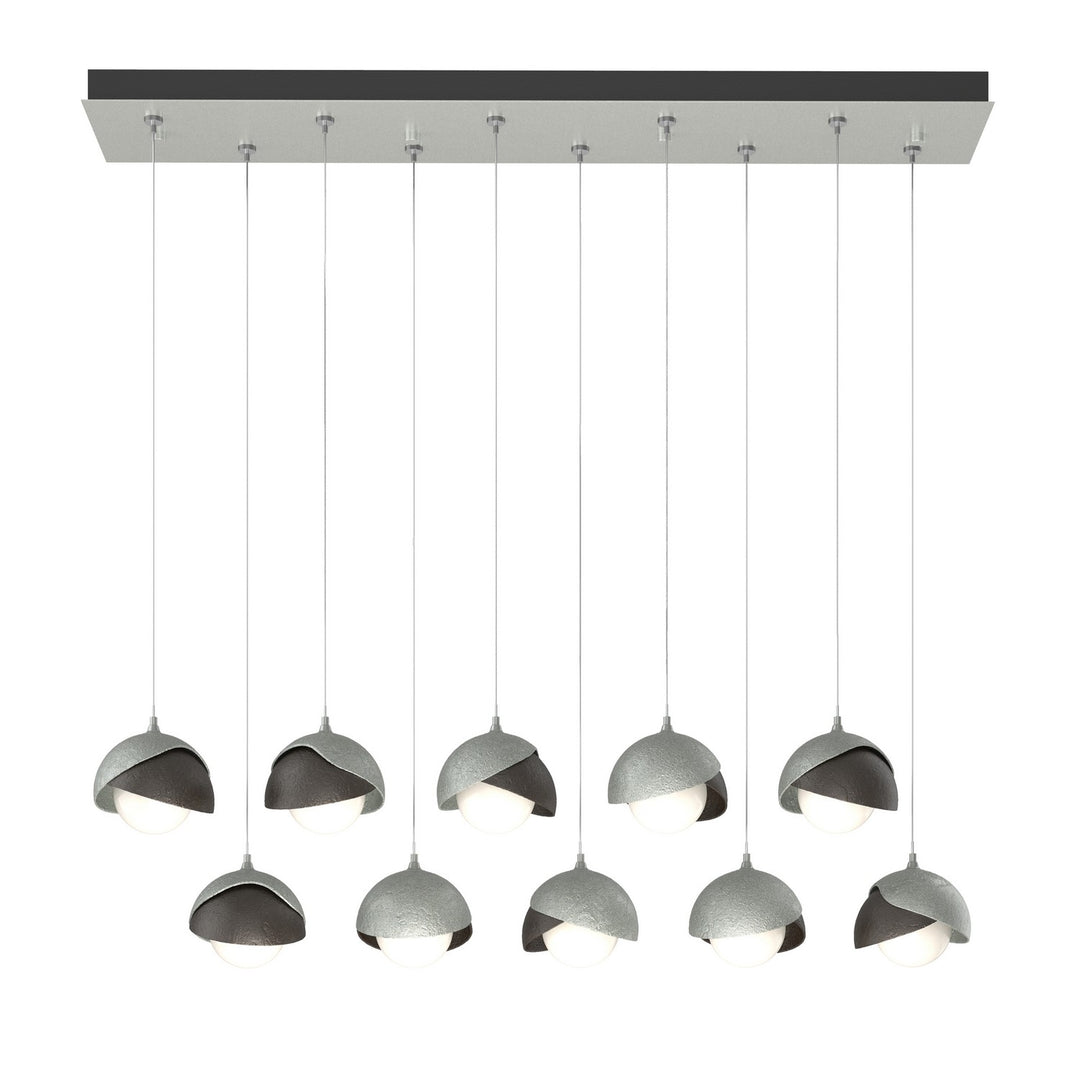 Hubbardton Forge Canada - 131205-SKT-STND-82-14-GG0711 - LED Pendant - Brooklyn - Vintage Platinum