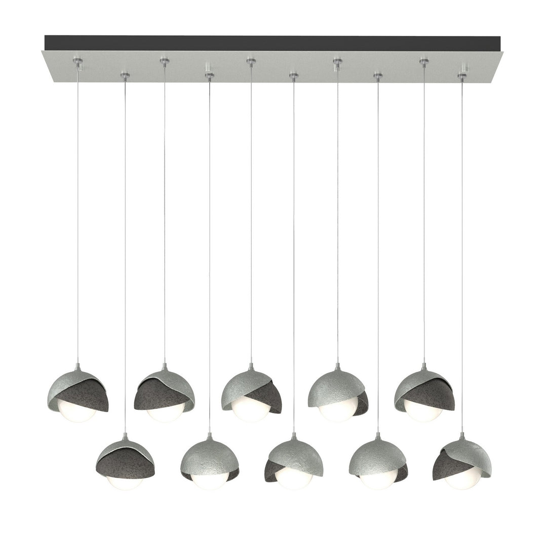 Hubbardton Forge Canada - 131205-SKT-STND-82-20-GG0711 - LED Pendant - Brooklyn - Vintage Platinum