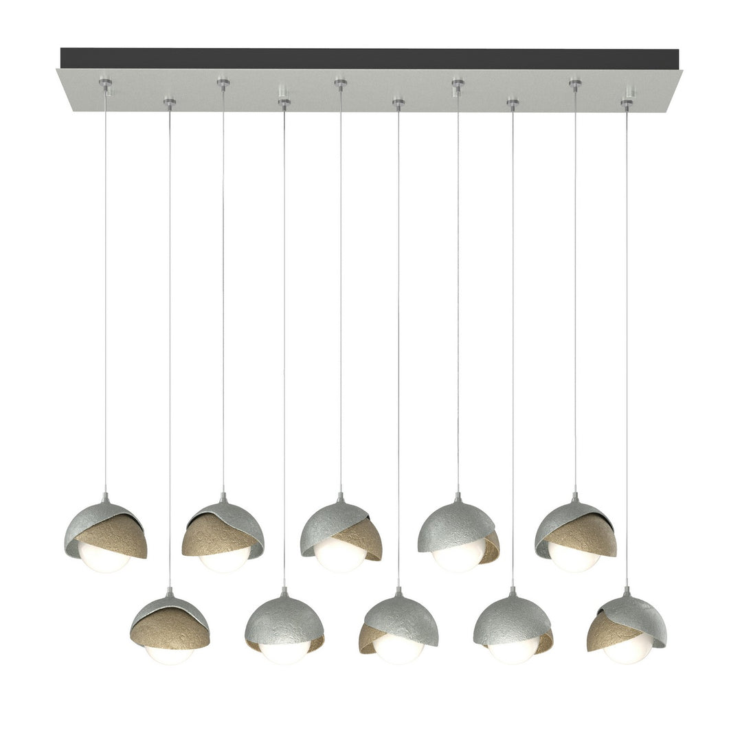 Hubbardton Forge Canada - 131205-SKT-STND-82-84-GG0711 - LED Pendant - Brooklyn - Vintage Platinum