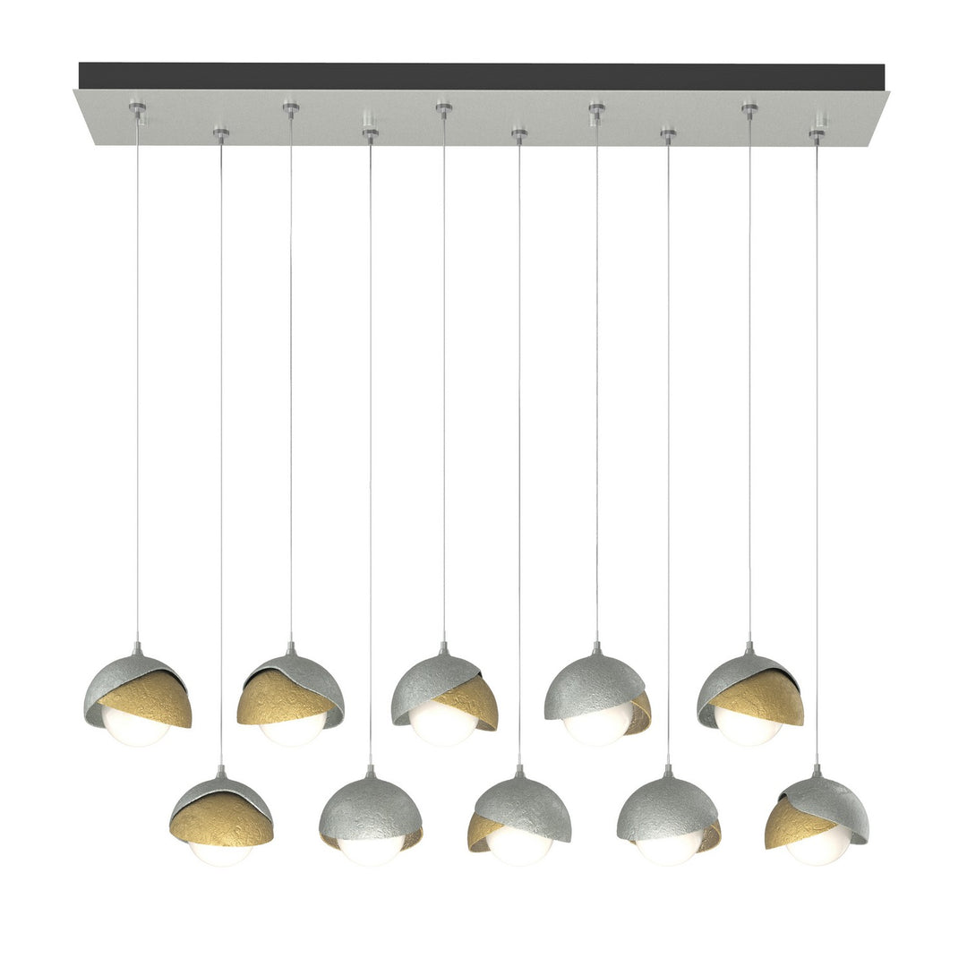 Hubbardton Forge Canada - 131205-SKT-STND-82-86-GG0711 - LED Pendant - Brooklyn - Vintage Platinum