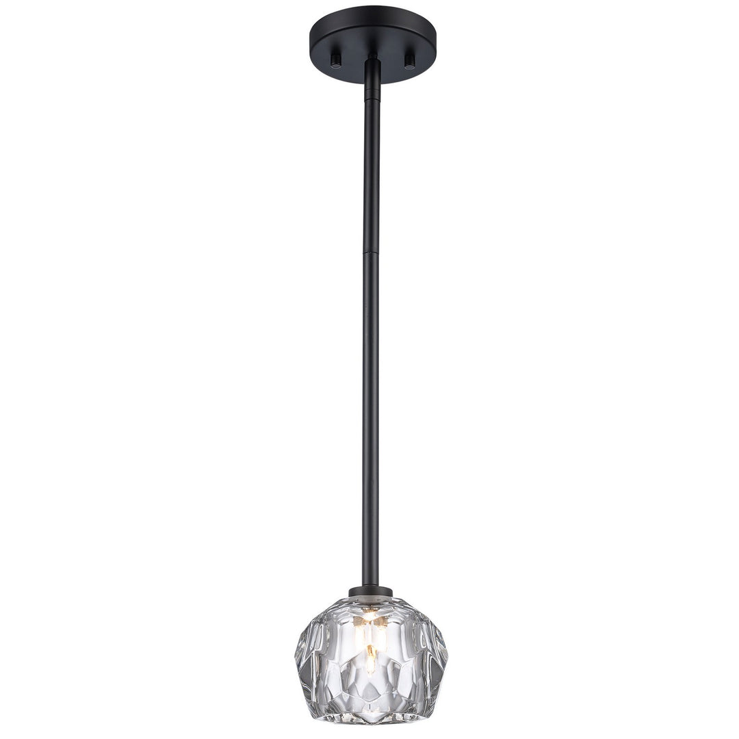 Sequoia One Light Flush Mount in Black - available from The Lighting Shoppe, trusted by Canadian homeowners