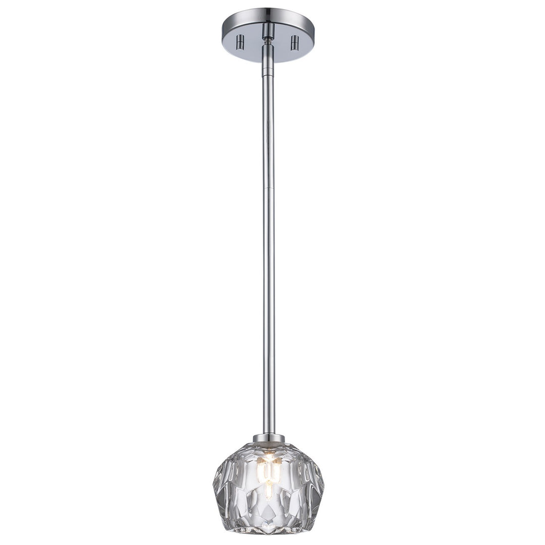 Sequoia One Light Flush Mount in Polished Chrome - available from The Lighting Shoppe, trusted by Canadian homeowners