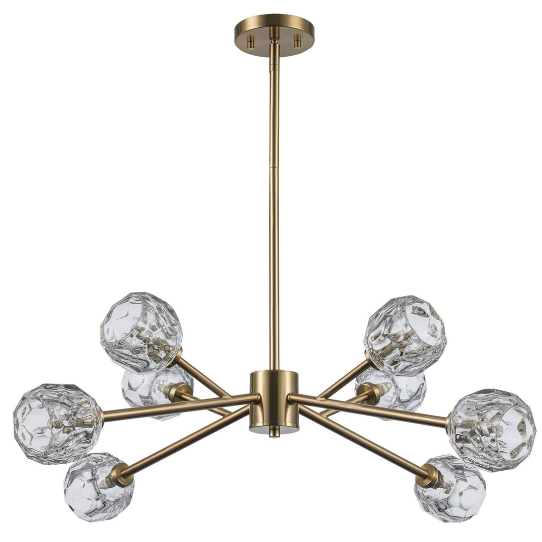 Sequoia Eight Light Pendant in Antique Gold - available from The Lighting Shoppe, trusted by Canadian homeowners