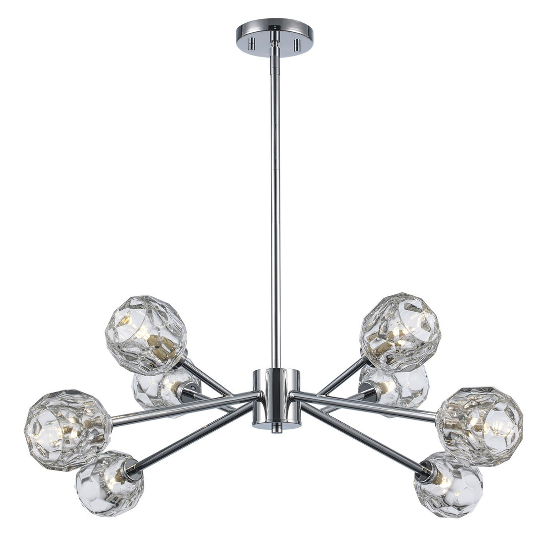 Sequoia Eight Light Pendant in Polished Chrome - available from The Lighting Shoppe, trusted by Canadian homeowners