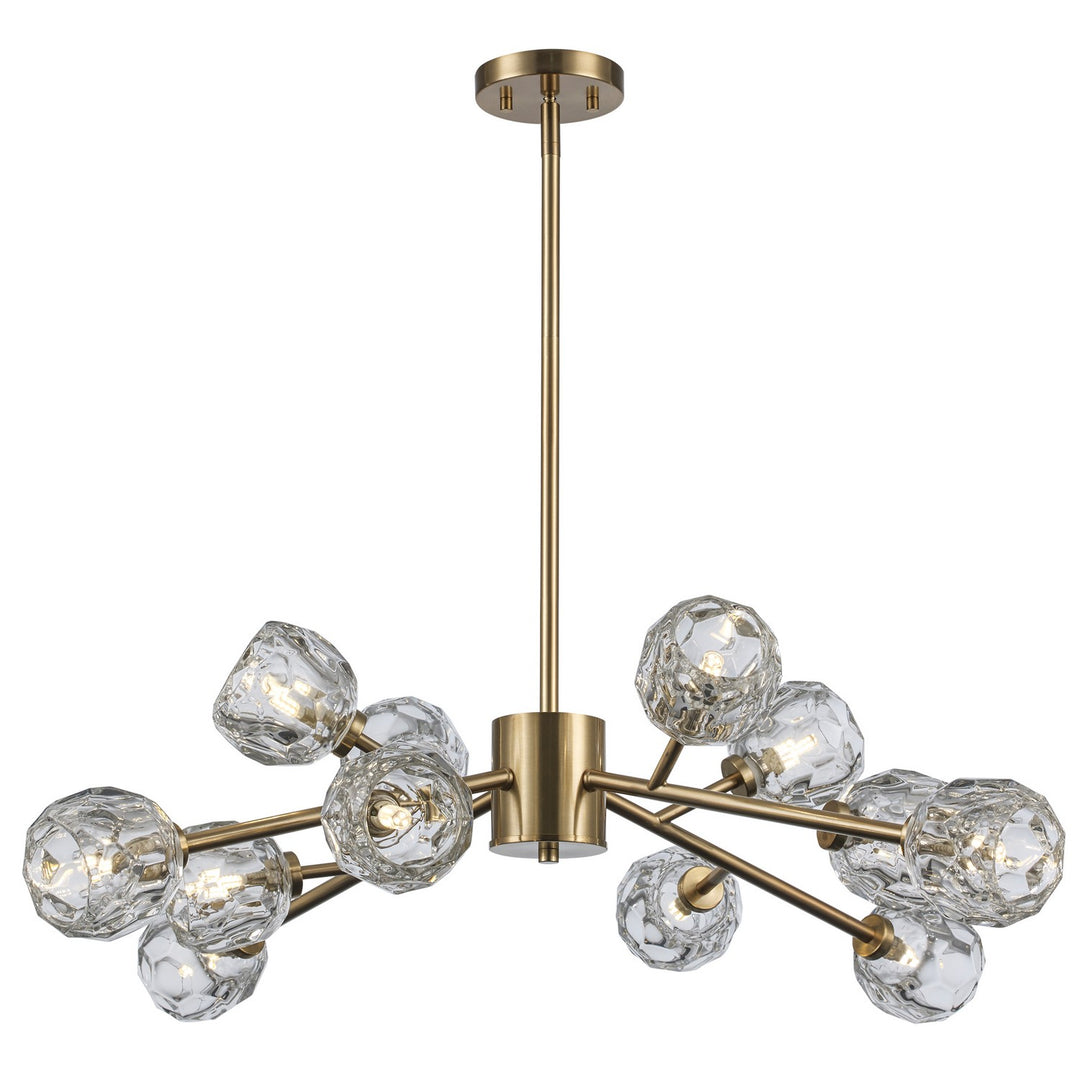 Sequoia 12 Light Pendant in Antique Gold - available from The Lighting Shoppe, trusted by Canadian homeowners