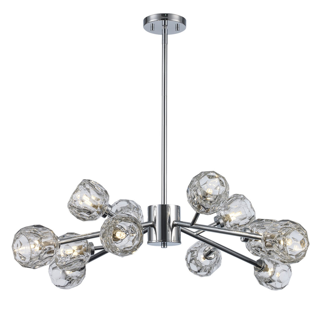 Sequoia 12 Light Pendant in Polished Chrome - available from The Lighting Shoppe, trusted by Canadian homeowners