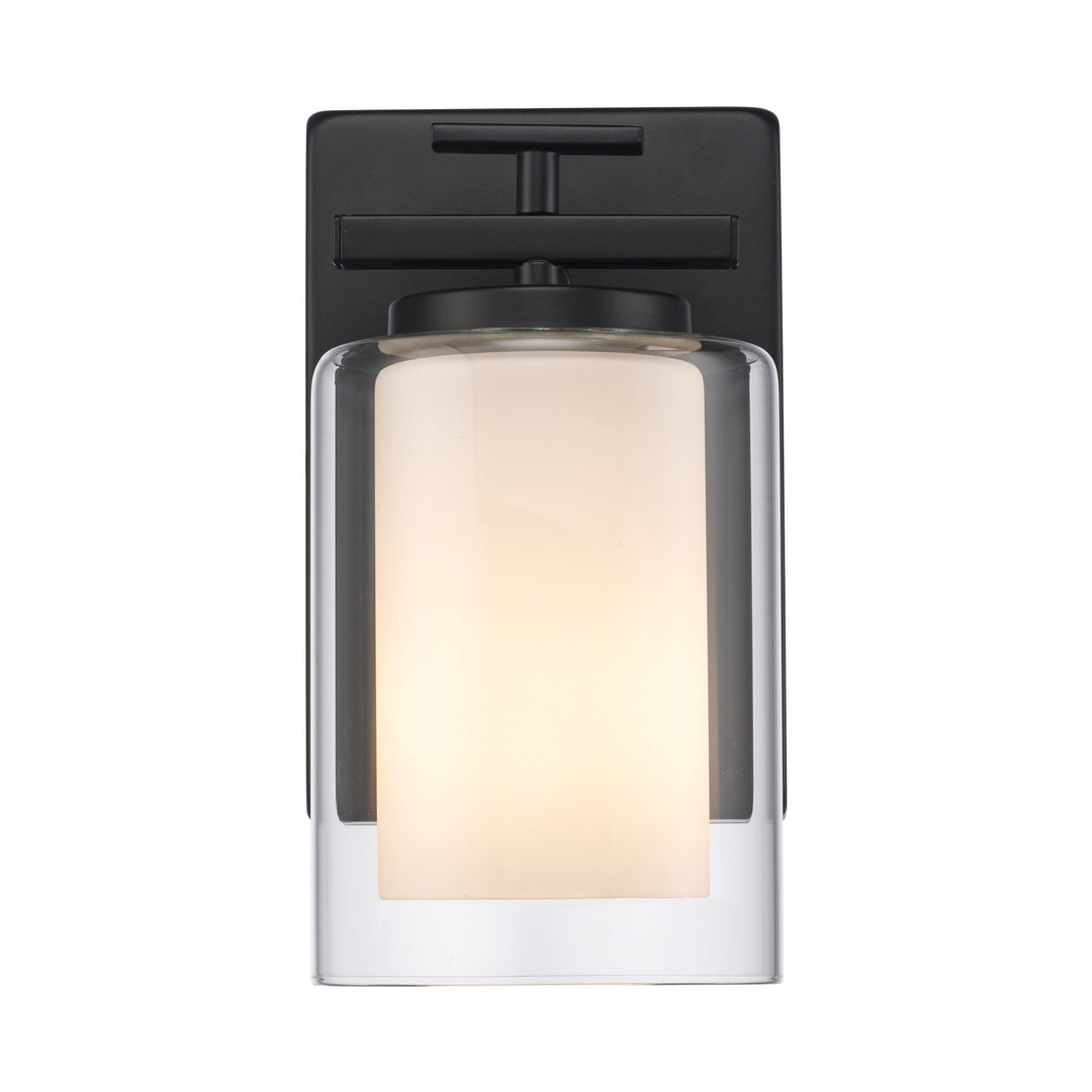 Lisbon One Light Vanity in Black - available from The Lighting Shoppe, trusted by Canadian homeowners