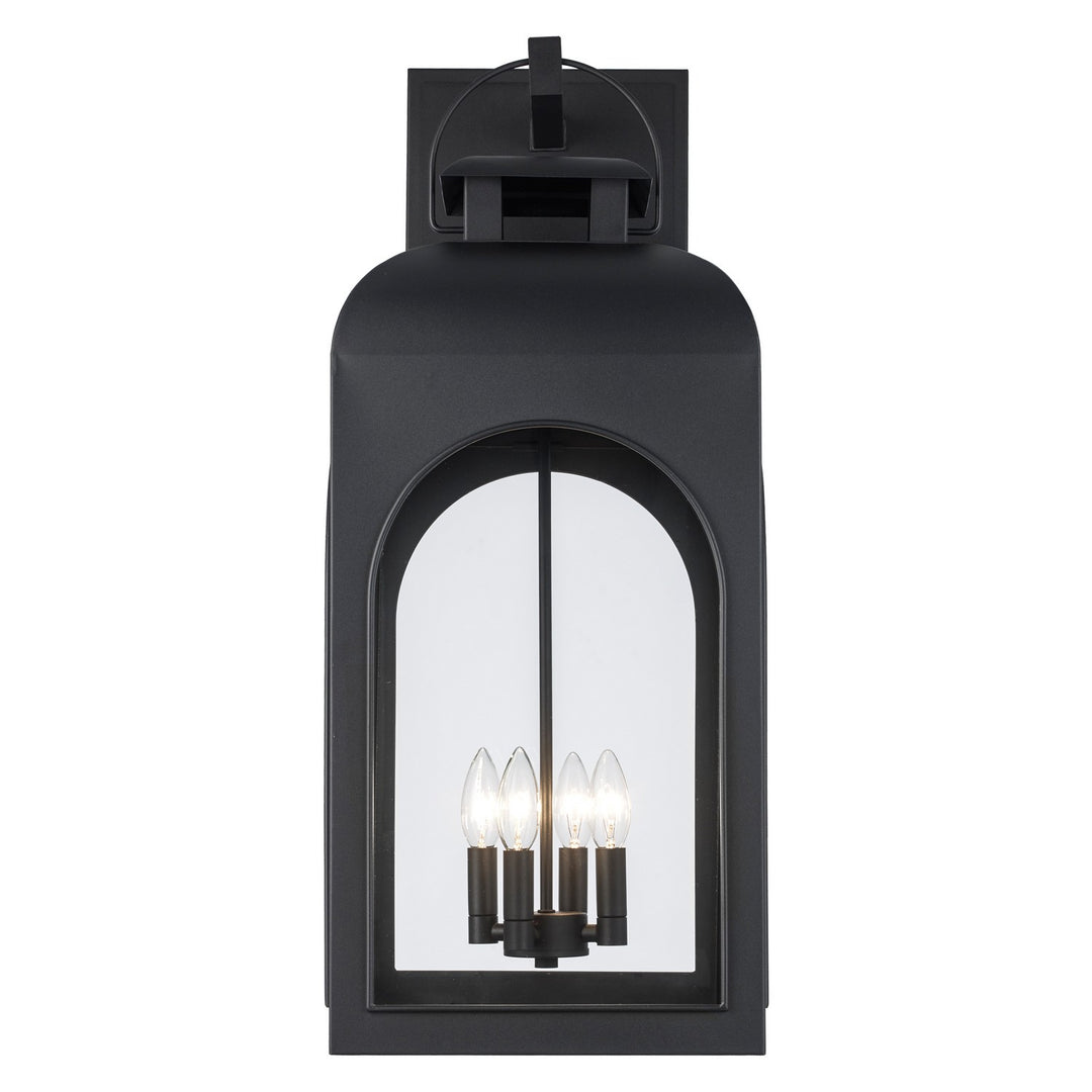 Wintergreen Four Light Outdoor Wall Mount in Black - available from The Lighting Shoppe, trusted by Canadian homeowners