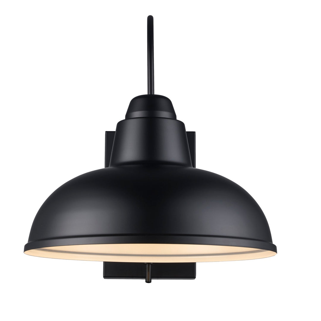 Gaviota One Light Outdoor Wall Mount in Black - available from The Lighting Shoppe, trusted by Canadian homeowners