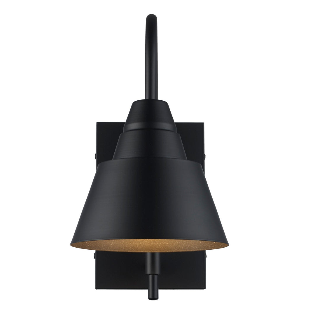 Rune One Light Outdoor Wall Mount in Black - available from The Lighting Shoppe, trusted by Canadian homeowners