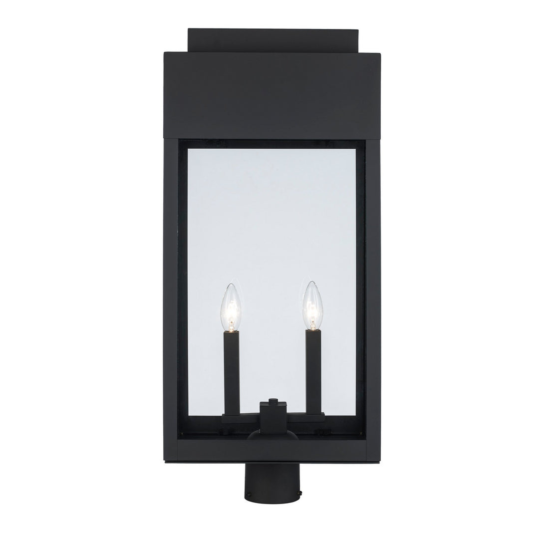 Marley Two Light Post Lantern in Black - available from The Lighting Shoppe, trusted by Canadian homeowners