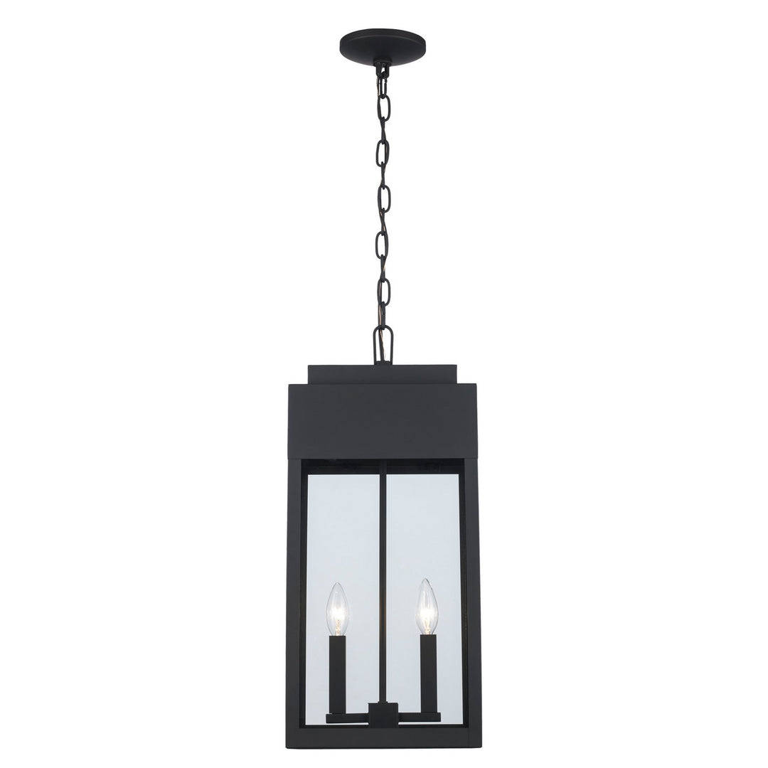 Marley Two Light Outdoor Hanging Lantern in Black - available from The Lighting Shoppe, trusted by Canadian homeowners