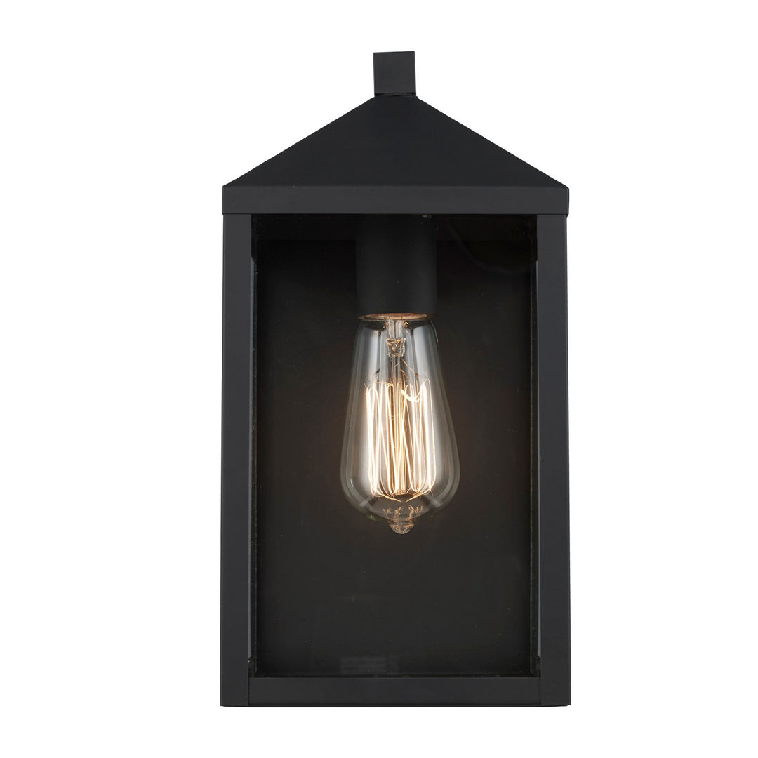 Tempest One Light Outdoor Wall Mount in Black - available from The Lighting Shoppe, trusted by Canadian homeowners