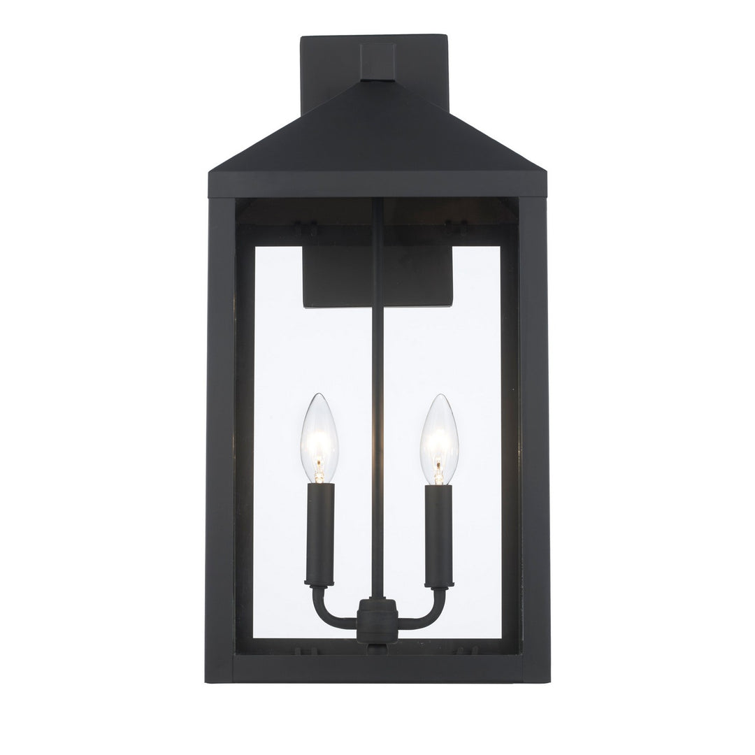 Tempest Two Light Outdoor Wall Mount in Black - available from The Lighting Shoppe, trusted by Canadian homeowners