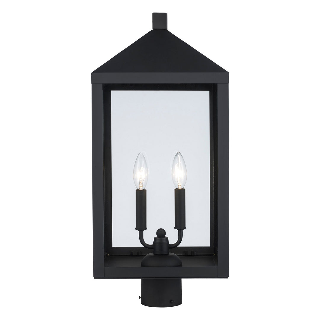 Tempest Two Light Post Lantern in Black - available from The Lighting Shoppe, trusted by Canadian homeowners