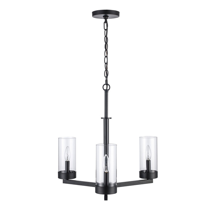 Meadowlark Three Light Chandelier in Black - available from The Lighting Shoppe, trusted by Canadian homeowners