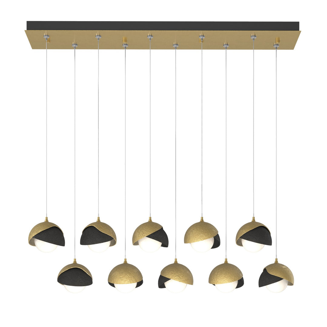 Hubbardton Forge Canada - 131205-SKT-STND-86-10-GG0711 - LED Pendant - Brooklyn - Modern Brass