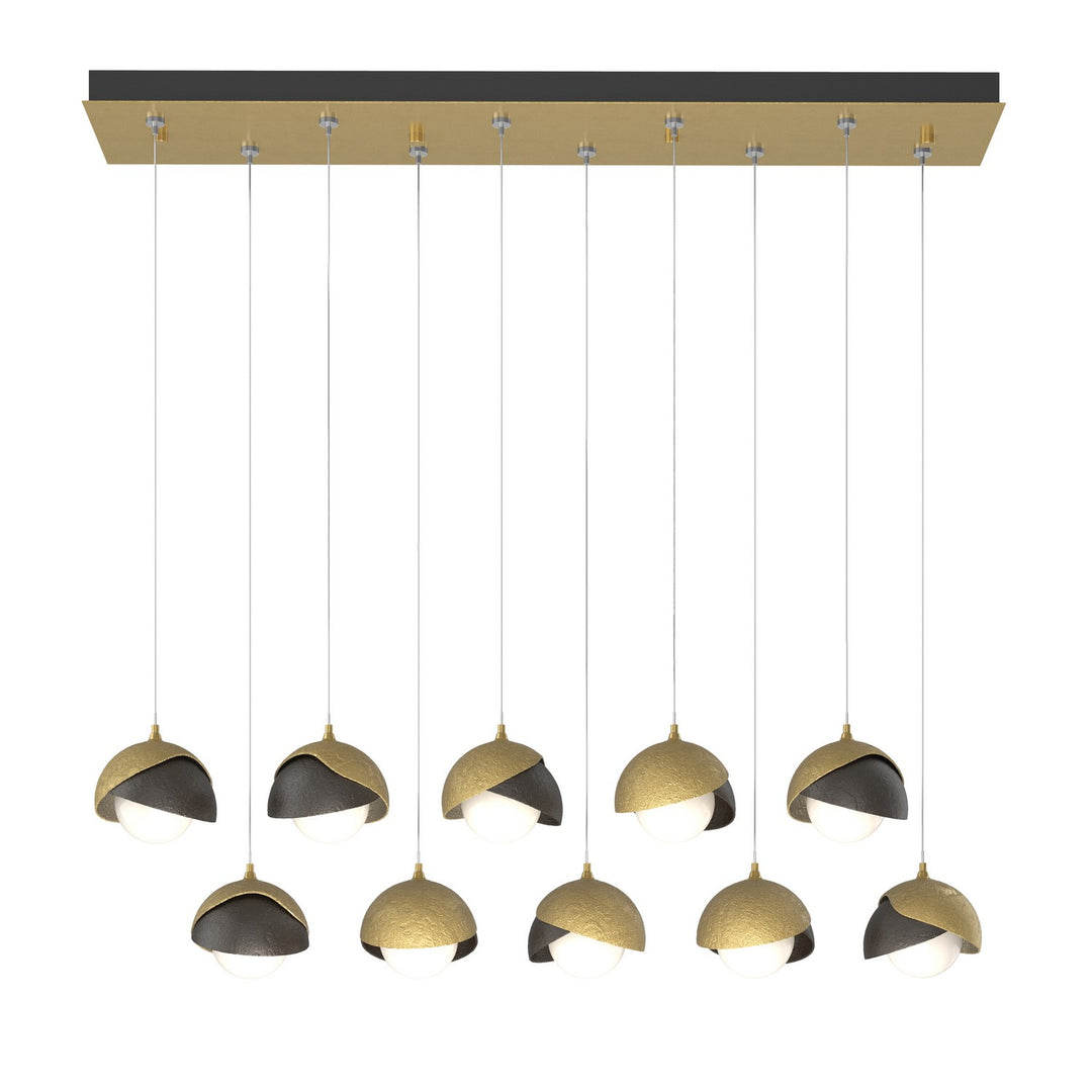 Hubbardton Forge Canada - 131205-SKT-STND-86-14-GG0711 - LED Pendant - Brooklyn - Modern Brass