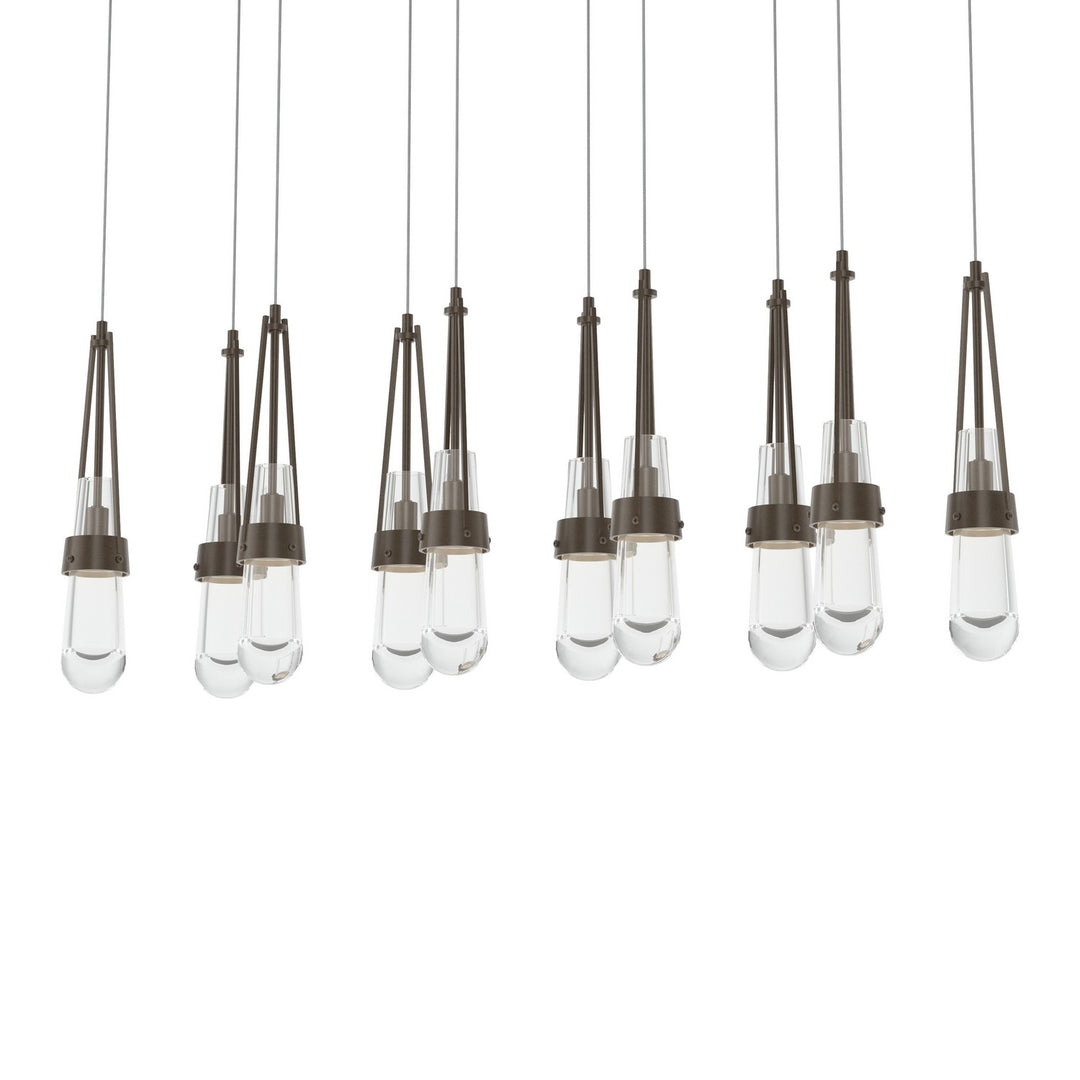 Hubbardton Forge Canada - 131207-SKT-LONG-05-ZM0434 - LED Pendant - Link - Bronze