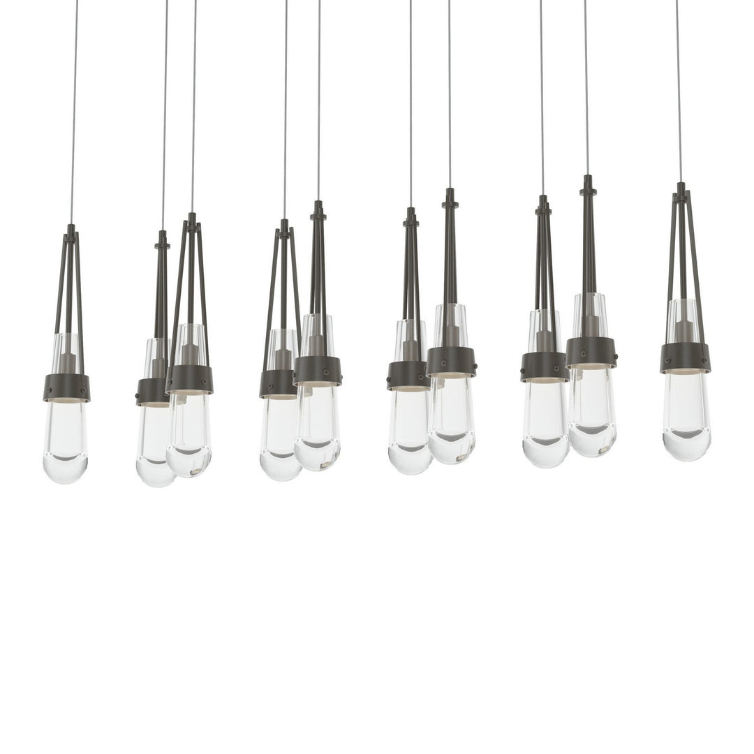 Hubbardton Forge Canada - 131207-SKT-LONG-07-ZM0434 - LED Pendant - Link - Dark Smoke