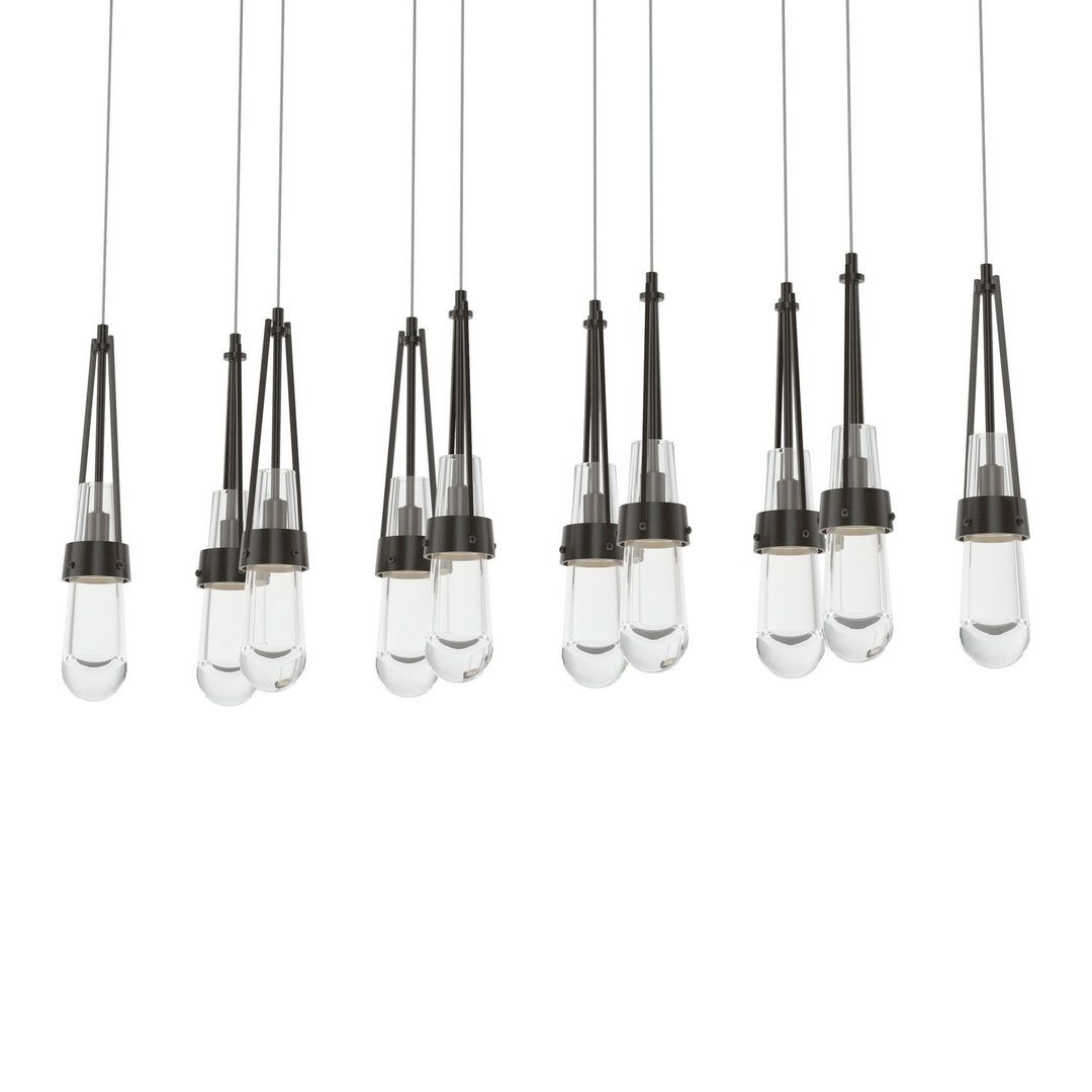 Hubbardton Forge Canada - 131207-SKT-LONG-14-ZM0434 - LED Pendant - Link - Oil Rubbed Bronze