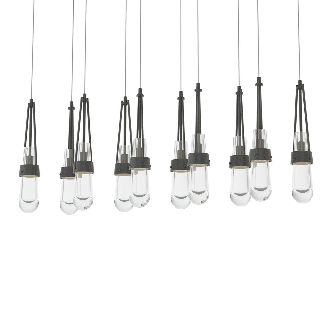 Hubbardton Forge Canada - 131207-SKT-LONG-20-ZM0434 - LED Pendant - Link - Natural Iron