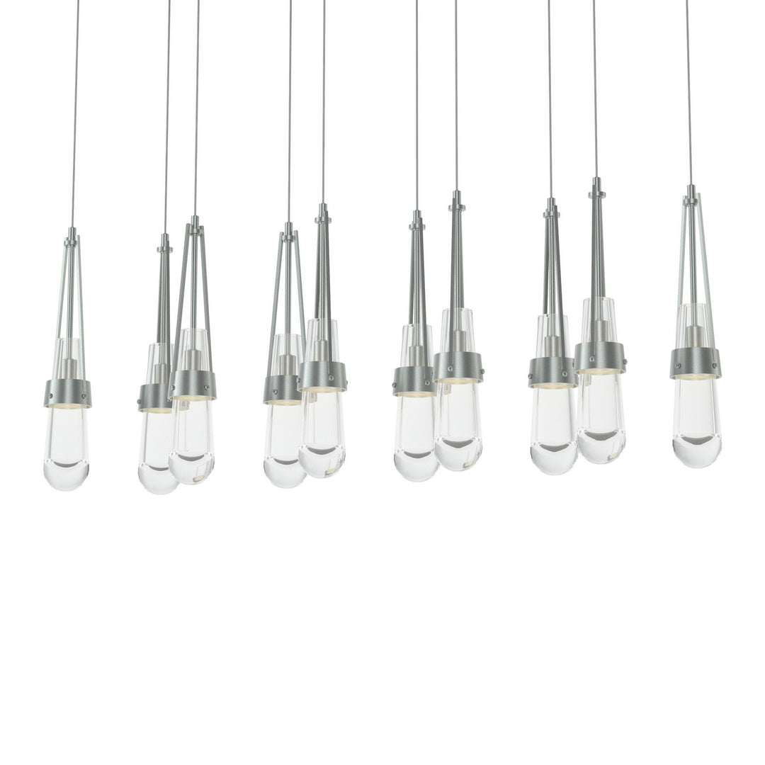 Hubbardton Forge Canada - 131207-SKT-LONG-82-ZM0434 - LED Pendant - Link - Vintage Platinum
